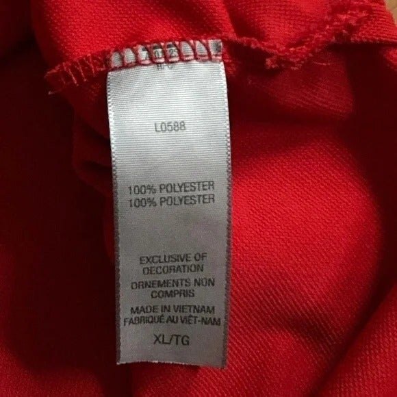 C9 by Champion sz XL Golf Polo Duo Dri Red - Picture 4 of 6